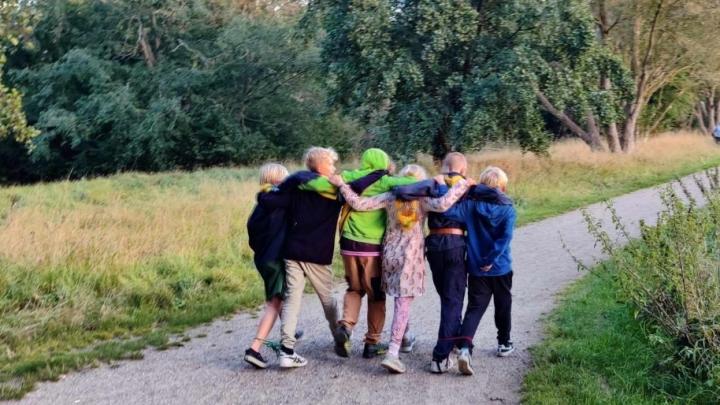 Juniore på makkermarch